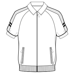 Fashion sewing patterns for MEN Jackets Shirt coat 3009